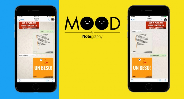 Mood, el teclado para iOS que crea imágenes con nuestros mensajes