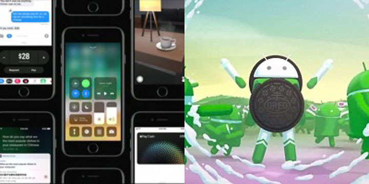 iOS 11 o Android O: ventajas y desventajas