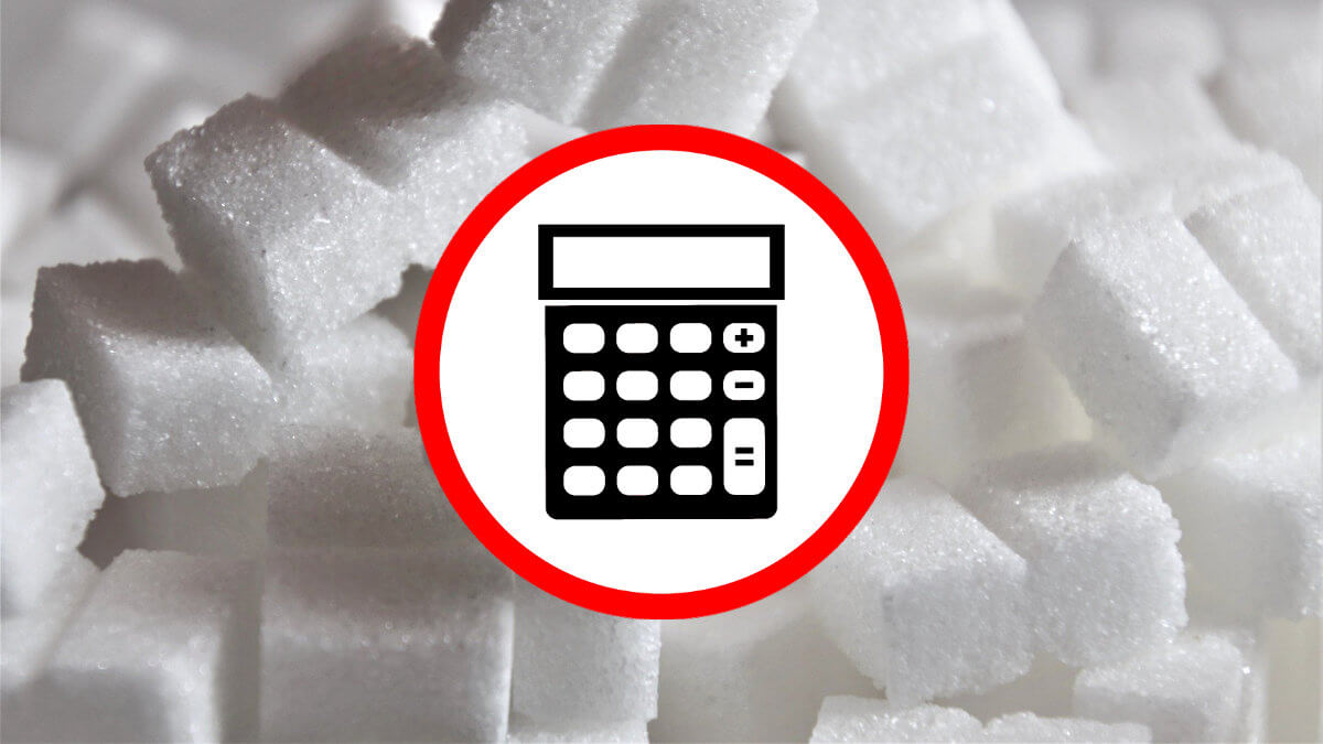 Descubre cuánto azúcar tomas al día con esta calculadora online