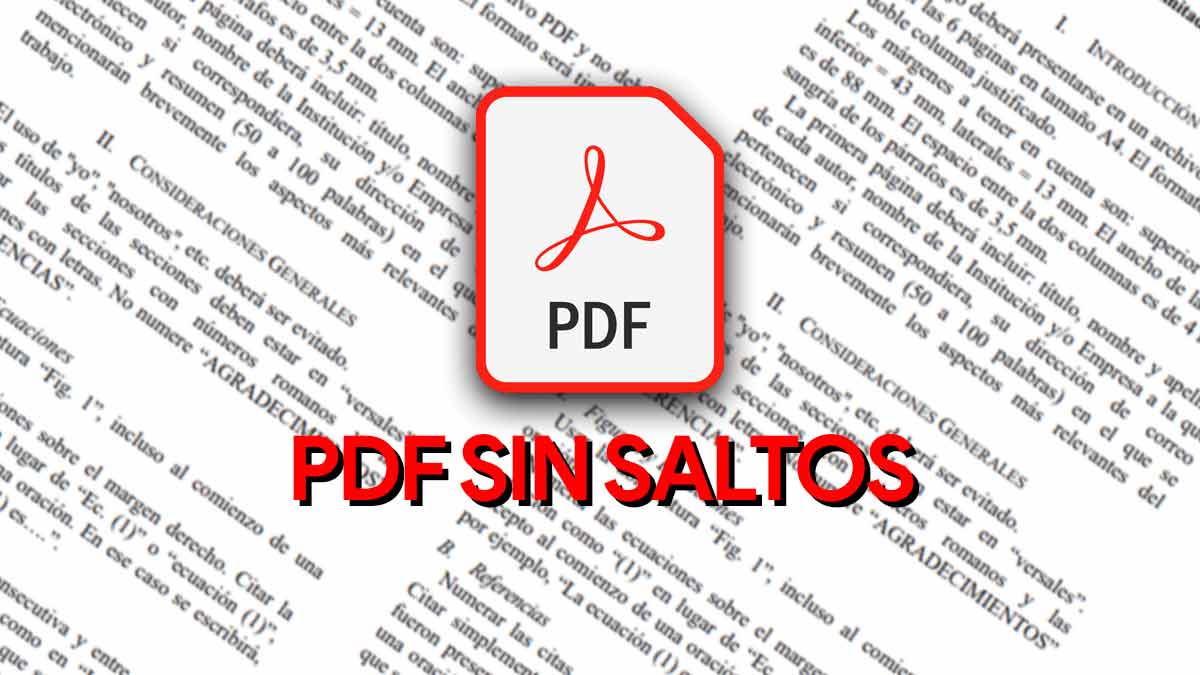 Cómo copiar texto PDF sin saltos