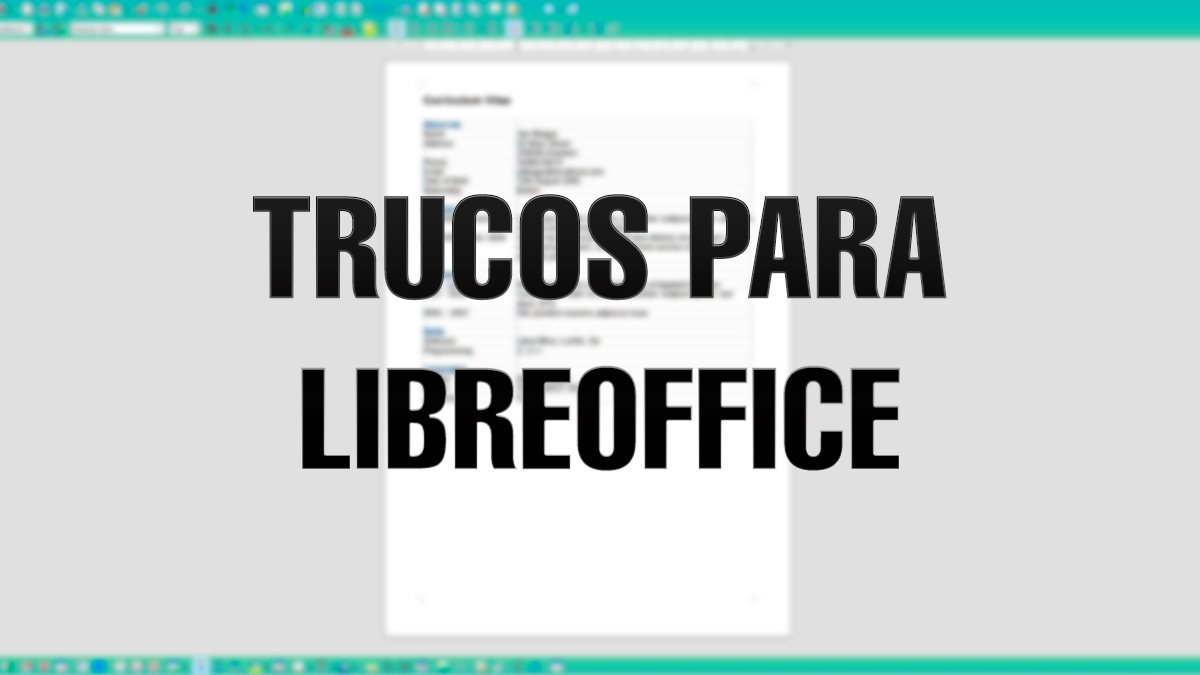 20 trucos para LibreOffice