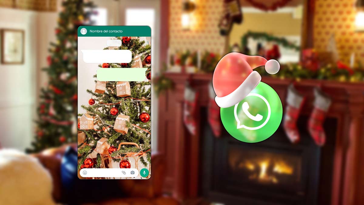 Cómo personalizar WhatsApp para la Navidad