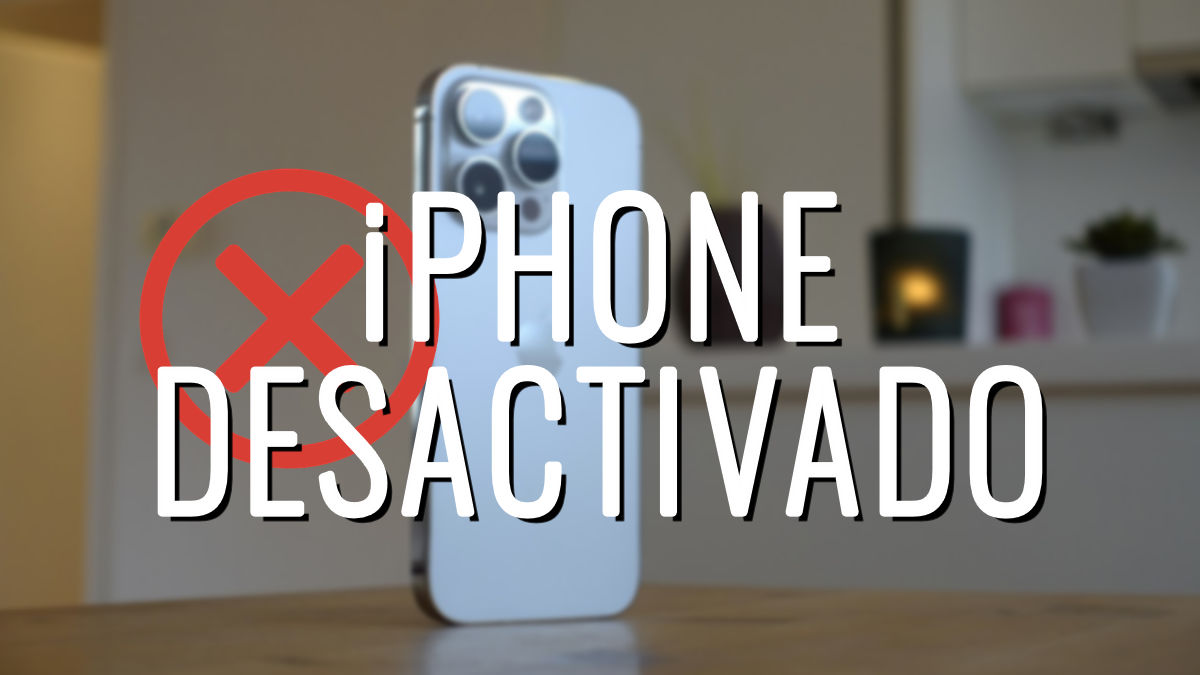 Solución: "iPhone está desactivado conectarse a