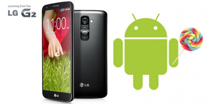 LG G2 comienza a recibir Android 5.0 Lollipop de forma oficial