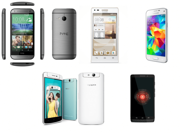 5 mejores smartphones "mini"