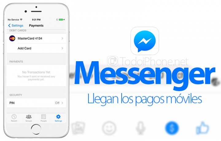 Facebook Messenger ya permite enviar dinero a tus amigos