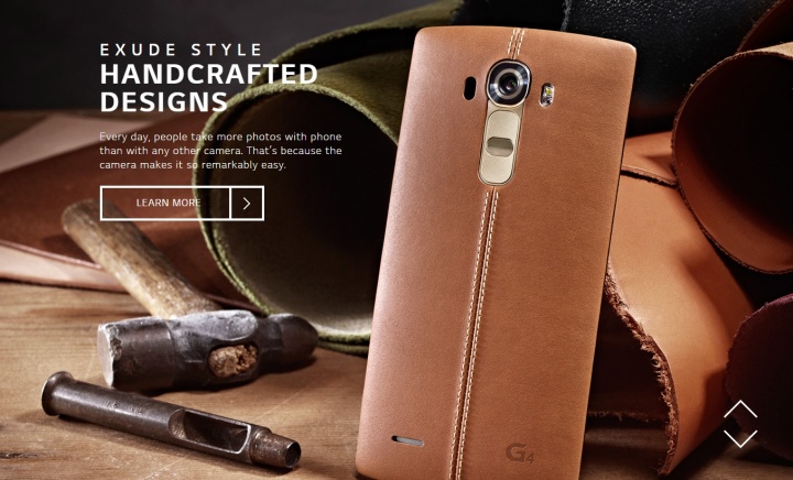 Se filtra el LG G4 con curvatura y carcasa de cuero