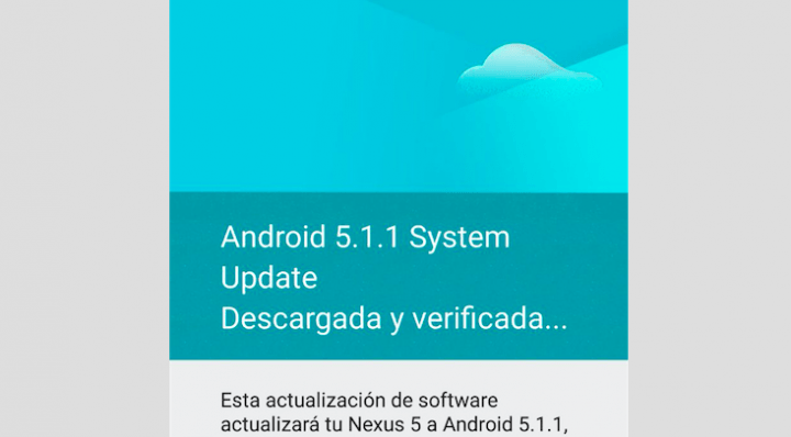 Android 5.1.1 ya disponible para Nexus 4, 5, 7, 9 y 10