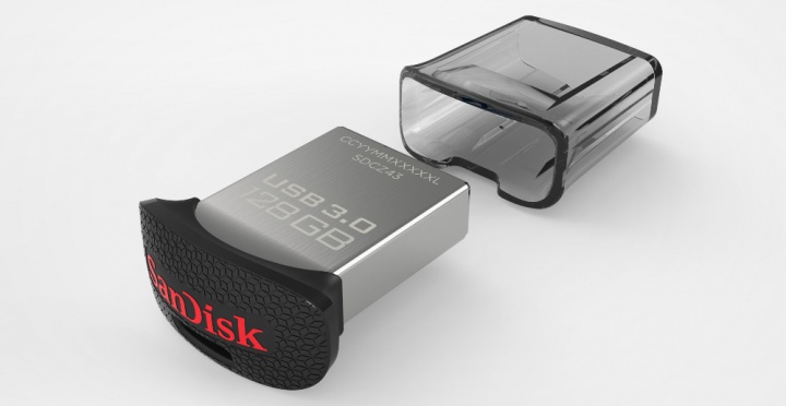 SanDisk presenta el pendrive USB 3.0 de 128 GB más pequeño del mundo