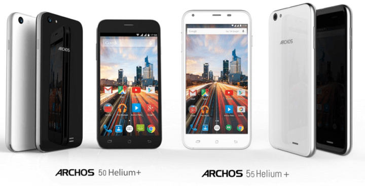 ARCHOS Helium Plus, smartphones con 4G y pantalla HD