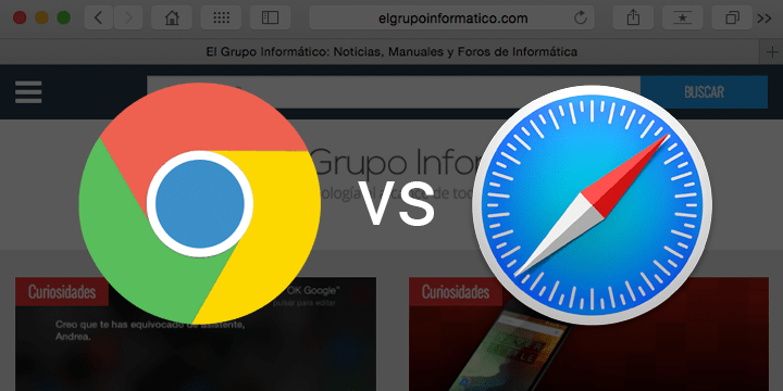Google Chrome vs Safari en Mac