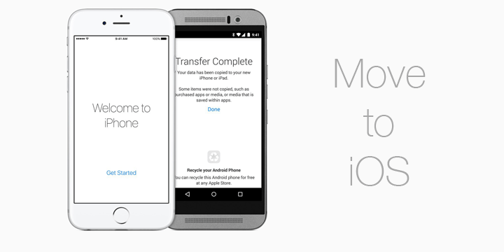 Move to iOS, la app de Apple para migrar Android a iOS