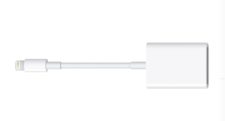 Apple lanza el Adaptador de conector Lightning a lector de tarjetas SD para iPad