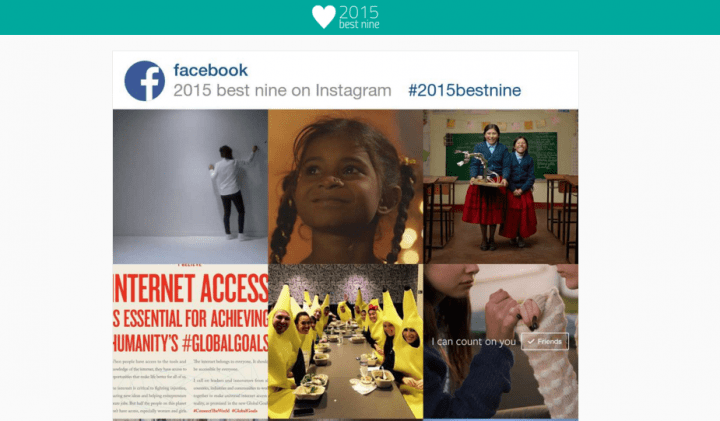 Descubre cuáles son tus 9 fotos con más "likes" en Instagram #2015bestnine