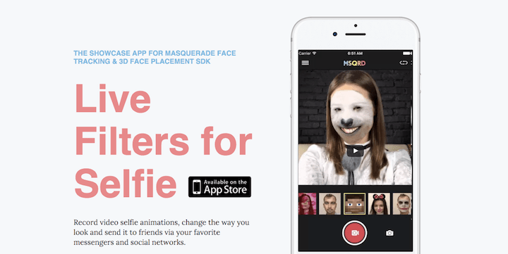 MSQRD, la app para los selfies más graciosos
