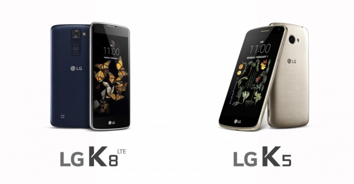 LG K5 y LG K8 son oficiales, conocemos los detalles