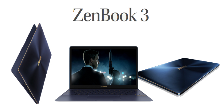 ZenBook 3 y ZenBook Flip, los portátiles ultraligeros de Asus