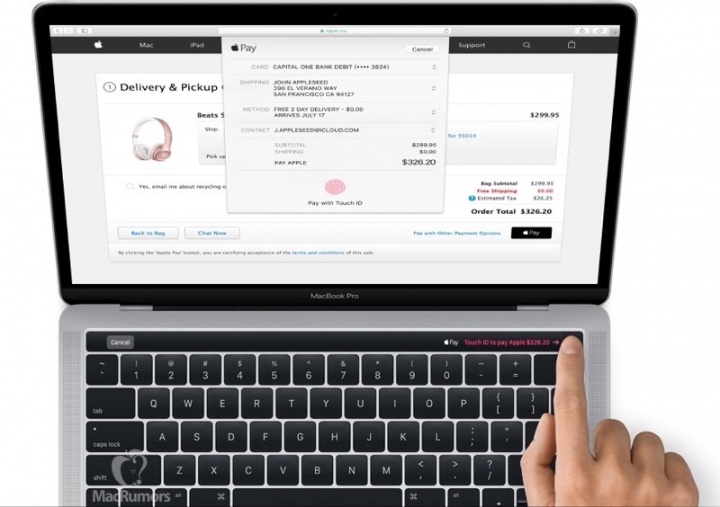 Filtrado el nuevo MacBook Pro con pantalla secundaria y lector de huellas
