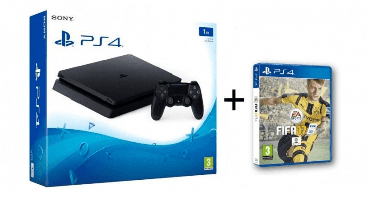 Oferta: PlayStation 4 Slim 1 TB con FIFA 17 por 294 euros