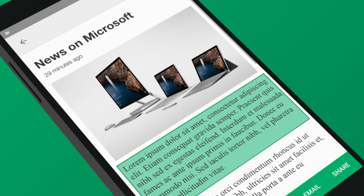 Clip Layer, la app de Microsoft para mejorar la función de cortar y pegar en Android