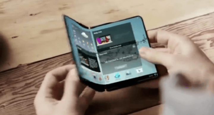 Samsung mostraría un smartphone plegable en el MWC