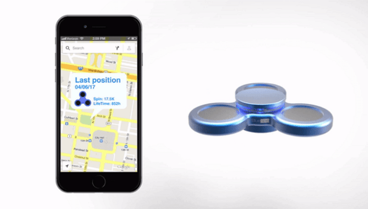 BlueSpin, el primer fidget spinner con Bluetooth y aplicación móvil