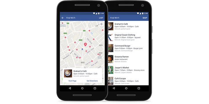 Facebook te permitirá encontrar redes WiFi gratuitas a través de su aplicación