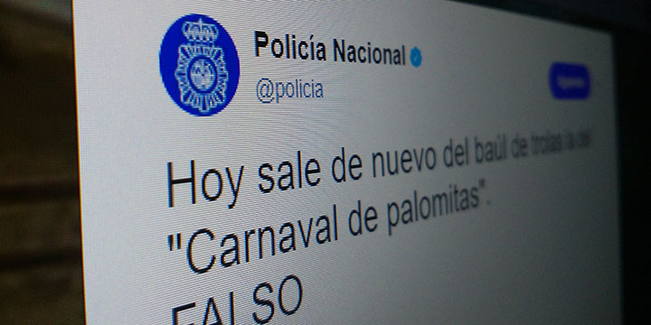 La Policía Nacional alcanza los 3 millones de seguidores en Twitter