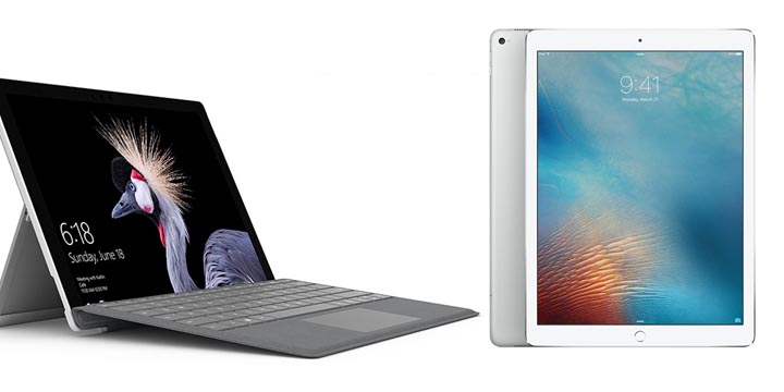Surface Pro vs iPad Pro 12.9: ¿Cuál puede ser tu nuevo ordenador?