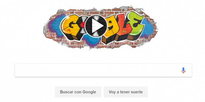 Google dedica un Doodle musical al 44 aniversario del hip-hop