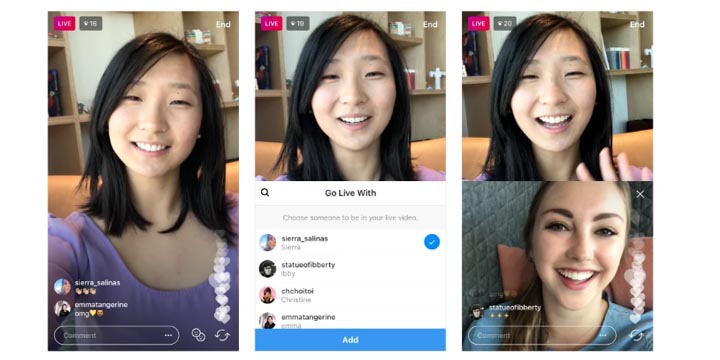 Instagram estrena los directos con amigos
