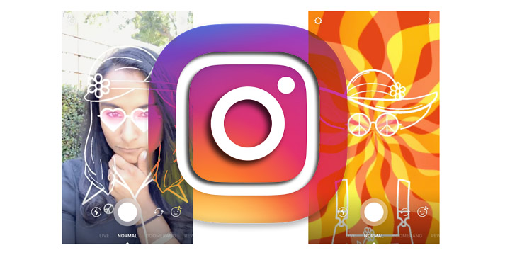 Instagram añade nuevas máscaras: un arcoíris y diferentes accesorios