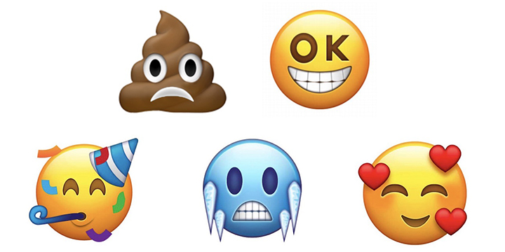 Los emojis de 2018 permitirán escoger la dirección a la que miran