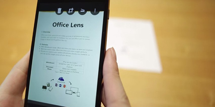 Microsoft Office Lens se actualiza en Android permitiendo escanear múltiples documentos