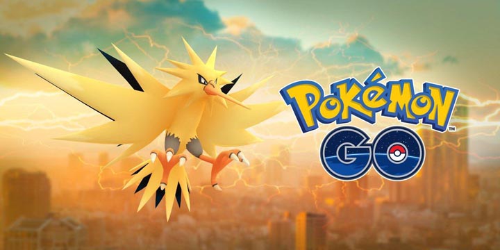 Pokémon Go recibe a Zapdos, un nuevo pokémon legendario