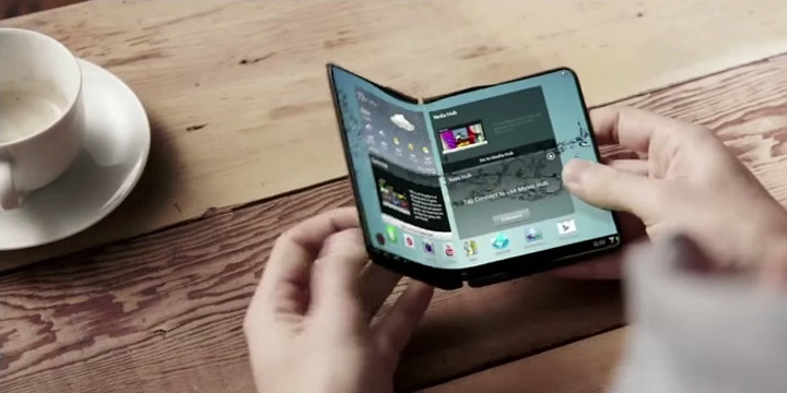 Samsung espera tener un móvil plegable en 2018