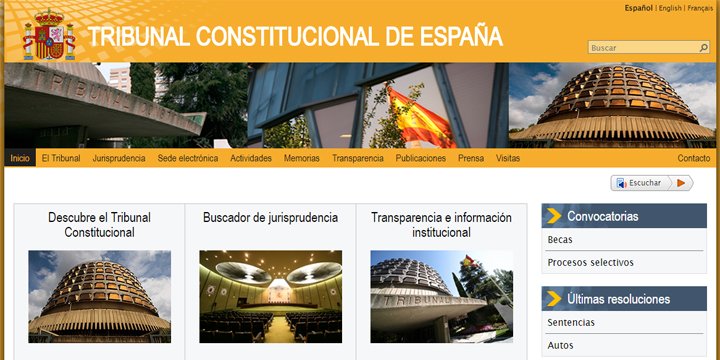 Anonymous tumba la web del Tribunal Constitucional en la "Operación Cataluña"