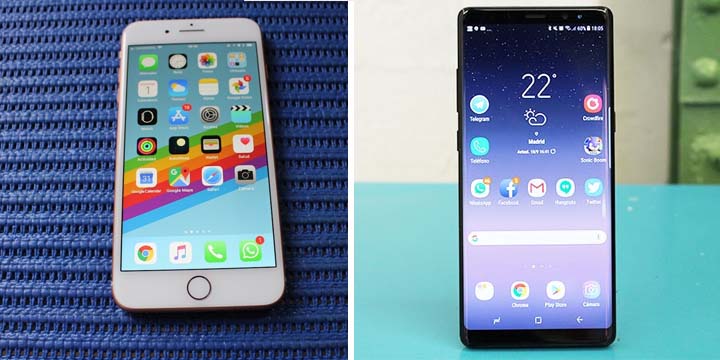 iPhone 8 Plus vs Galaxy Note 8: ¿Cuáles son las diferencias?
