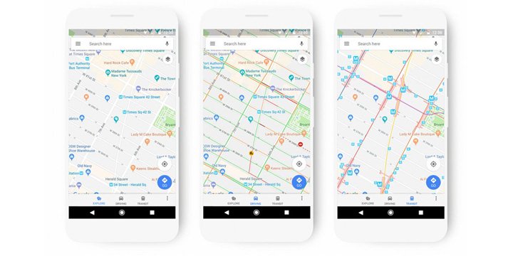Google Maps renueva su diseño: nuevos colores e iconos, mejores mapas y más
