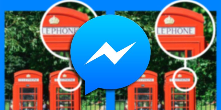 Facebook Messenger ya permite enviar fotos 4K