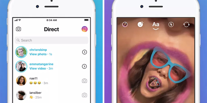 Direct sería la nueva app de Instagram solo para mensajería