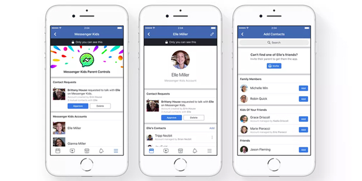 Facebook lanza Messenger Kids, su app de mensajería para niños