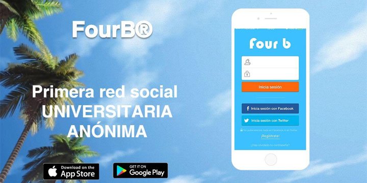 Descarga FourB, la red social universitaria anónima