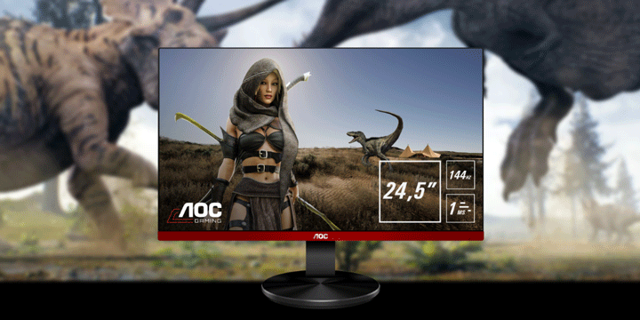 AOC G90, los nuevos monitores gaming con FreeSync a 144 Hz y sin marcos