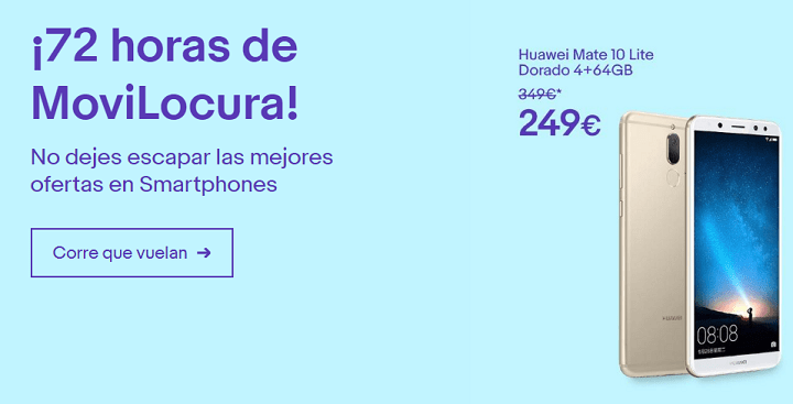 Oferta: smartphones con hasta el 35% de descuento en eBay por el MWC 2018