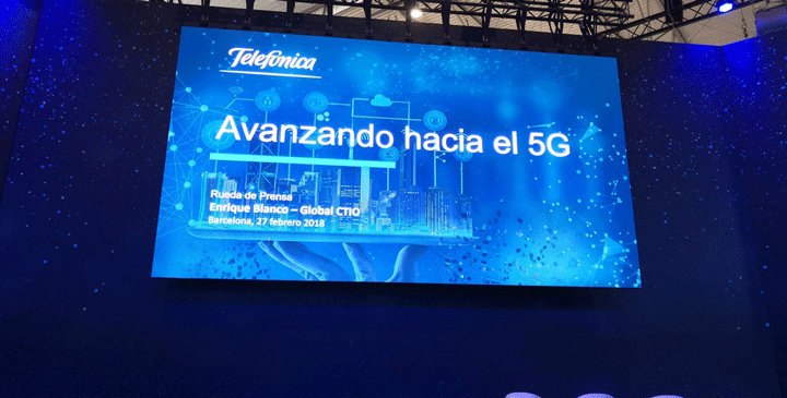 Telefónica presenta sus tecnologías 5G en el MWC 2018