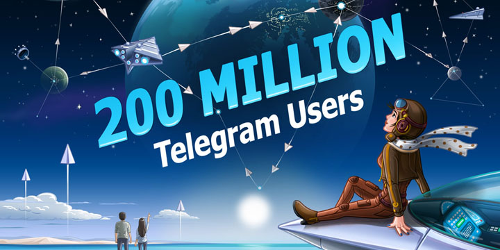 Telegram ya tiene 200 millones de usuarios