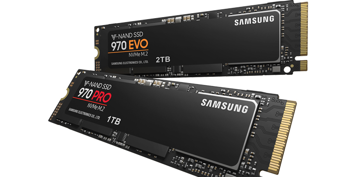 Samsung 970 PRO y EVO, los nuevos SSD NVMe de alto rendimiento