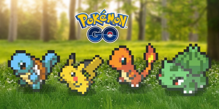 Pokémon Go estrena gráficos pixelados al estilo 8 bits