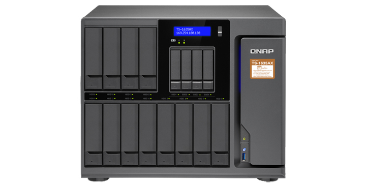 QNAP TS-1635AX, un potente NAS con espacio para 16 discos duros